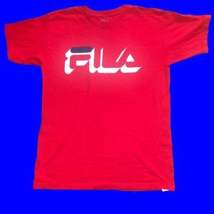 Red fila women’s t-shirt
